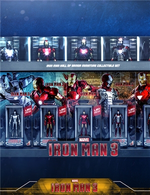 Hottoys Iron Man Hall of Armor Miniature