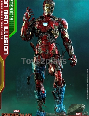 HOTTOYS MMS580 SPIDER-MAN: FAR FROM HOME MYSTERIO’S IRON MAN ILLUSION