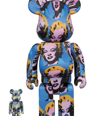 Bearbrick × Andy Warhol × Marilyn Monroe สินค้าตัวโชว์