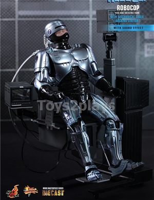 HOTTOYS MMS203D05 ROBOCOP COLLECTIBLE FIGURE WITH MECHANICAL CHAIR (DOCKING STATION) สินค้าตัวโชว์