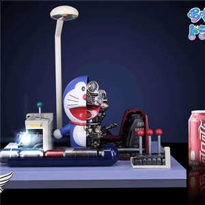 CODE:T2P000024 JJ Studio Doraemon Skeleton Time Machine statue