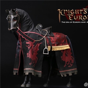 POPTOYS 1/6 ALS007 Armor Legend Series-The Era of Europa War Black armor horse