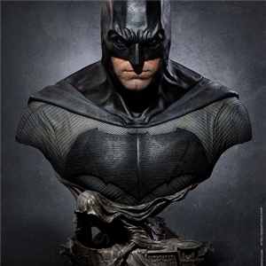 Queen Studios’ Life-Size The 1:1 Batman bust captures Ben Affleck’s