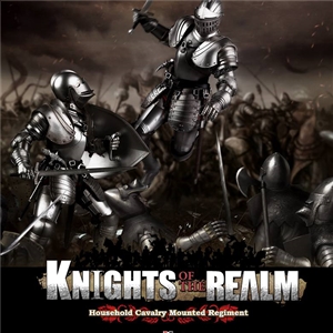 COOMODEL NO.SE038 DIE-CAST ALLOY 1/6 SERIES OF EMPIRES - KNIGHTS OF THE REALM - HOUSEHOLD CAVALRY MOUNTED REGIMENT (DOUBLE FIGURE SET)