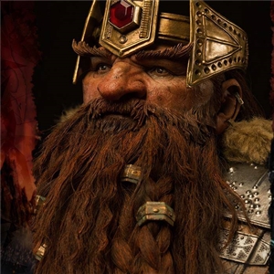 DAMTOYS DMLW09 Epic Series Warcraft movie – Magni Bronzebeard 25-inch Premium Statue
