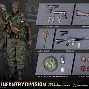 DAMTOYS 1/12 PES011 POCKET ELITE SERIES - ARMY 25th Infantry Division Private WITH M79 GRENADE LAUNCHER