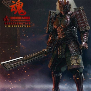 DARKCROWNTOYS 1/6th “BURNING SOULS” series “Crimson” Cyborg Samurai 12-inch figure