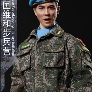 FLAGSET FS-73016 1/6 Blue helmet Warrior Chinese peacekeeping Infantry Battalion