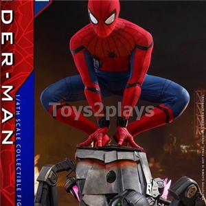 Hot Toys QS015 - Spider-Man: Homecoming - 1/4th scale Spider-Man  (Deluxe Version)  สินค้าตัวโชว์