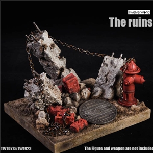 TWTOYS TW1923 1/12 1/6 The Ruins Scene Platform Can Be Moved