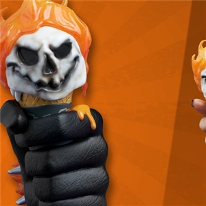 Unruly Industries™ Designer Toy  Ghost Rider: One Scoops