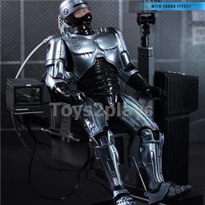 HOTTOYS MMS203D05 ROBOCOP COLLECTIBLE FIGURE WITH MECHANICAL CHAIR (DOCKING STATION) สินค้าตัวโชว์