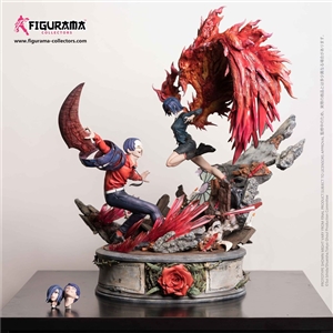 Figurama Collectors  Touka vs Tsukiyama (Tokyo Ghoul)Elite Fandom Statue สินค้าเปิดโชว์