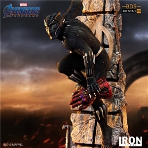 Iron Studios 1/10 art scale end game Black Panther statue