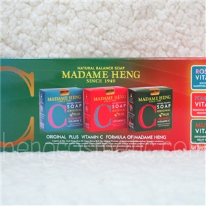 [Vitamin C Set] Set สบู่เนเชอรัลบาลานซ์ วิตามินซี สูตรต้นตำรับมาดามเฮง 