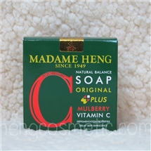 [สบู่มัลเบอรี่] สบู่เนเชอรัลบาลานซ์ มัลเบอรี่ วิตามินซี สูตรต้นตำรับมาดามเฮง 
