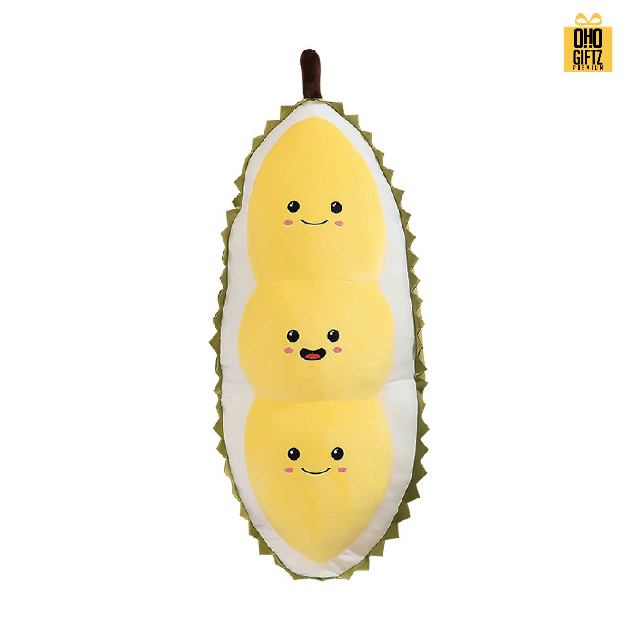 ตุ๊กตาหมอนทุเรียน สกรีนโลโก้ ทำเป็นของพรีเมี่ยมได้ 