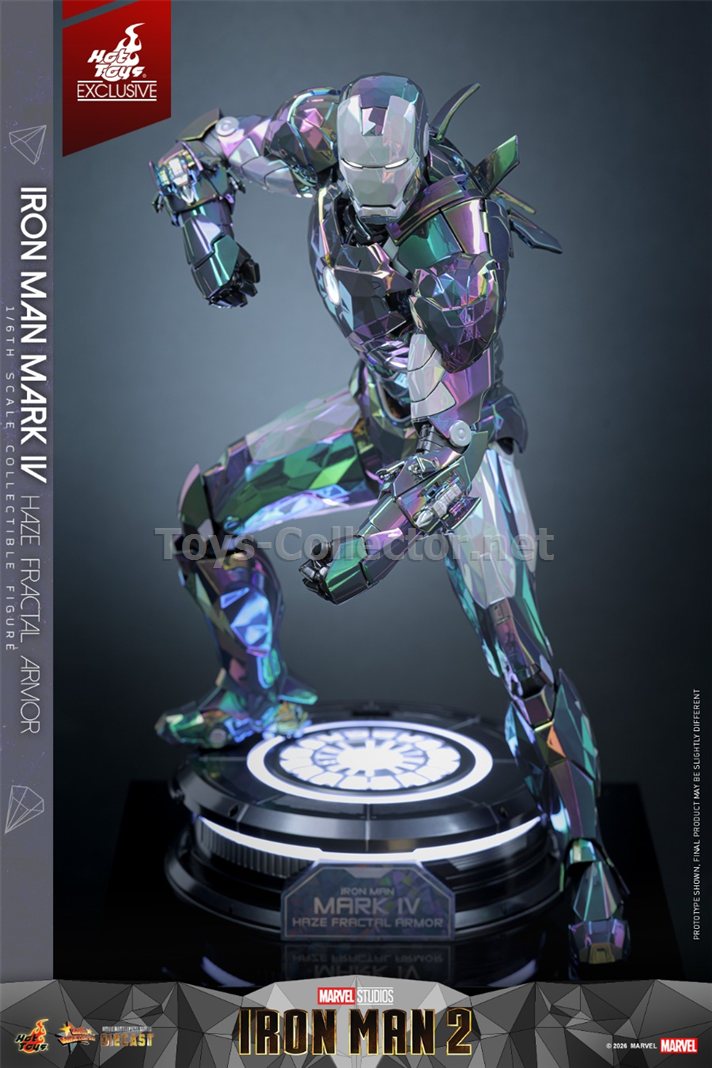 Hot Toys MMS855D79 Iron Man 2 - Iron Man Mark IV (Haze Fractal Armor) [Hot Toys Exclusive] (tx)