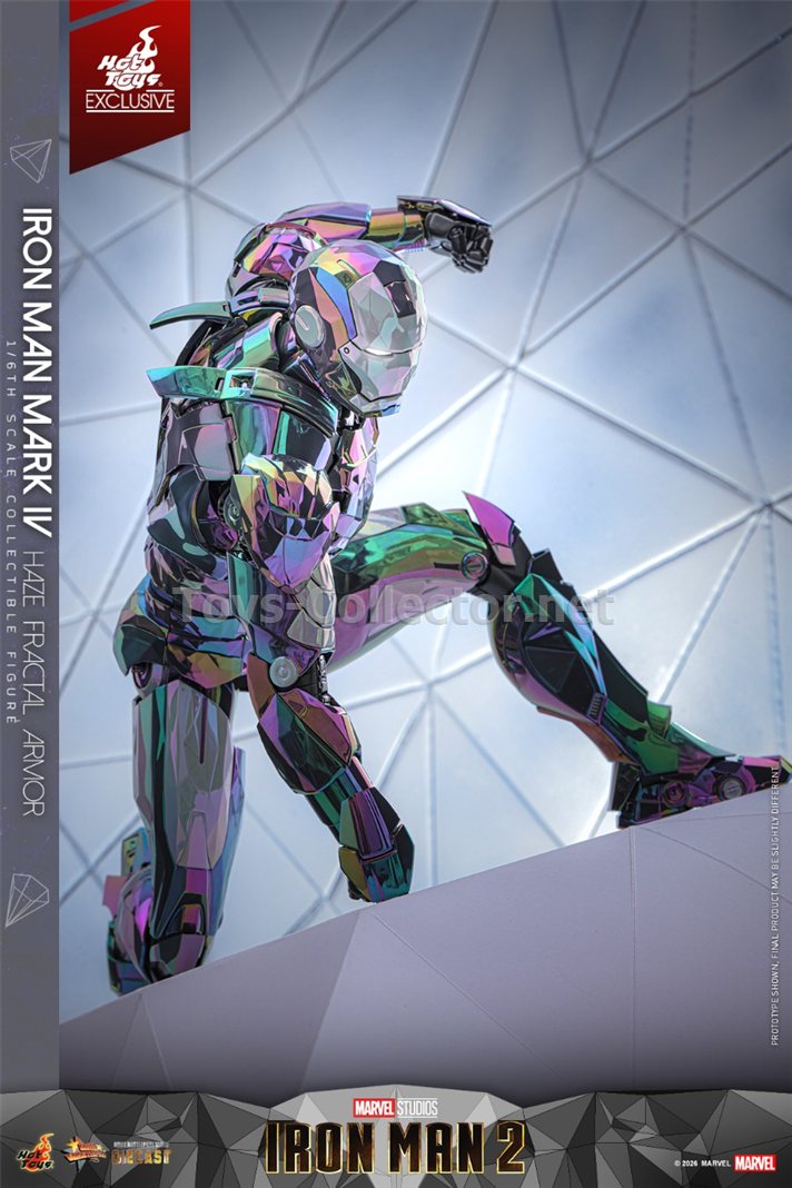 Hot Toys MMS855D79 Iron Man 2 - Iron Man Mark IV (Haze Fractal Armor) [Hot Toys Exclusive] (tx)
