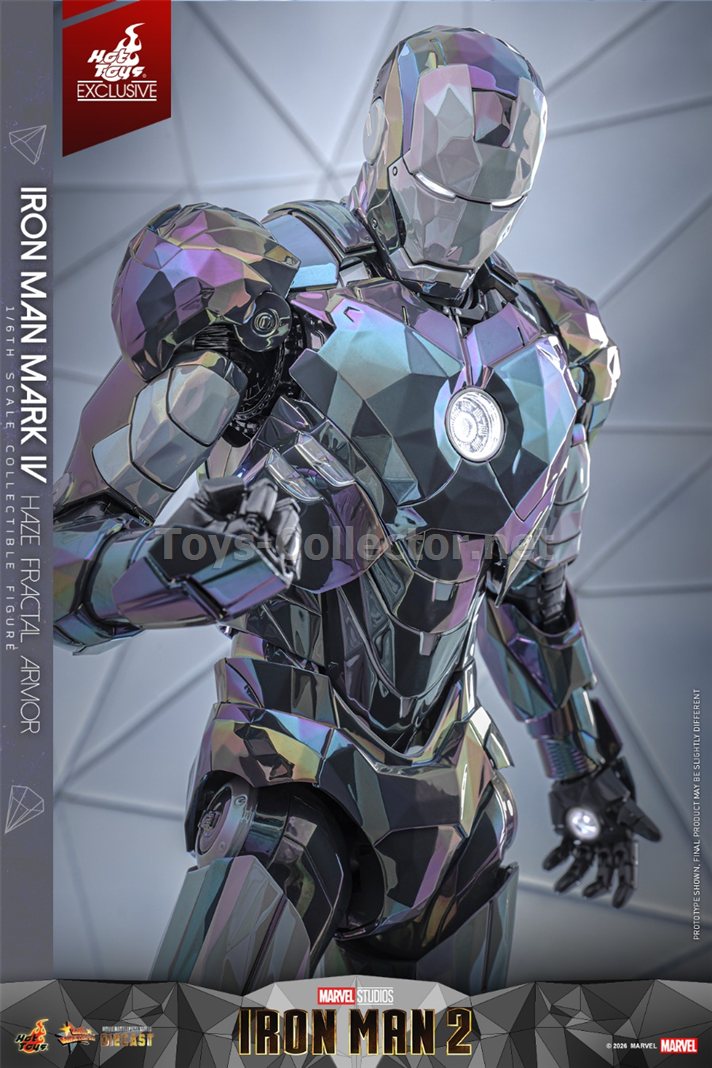 Hot Toys MMS855D79 Iron Man 2 - Iron Man Mark IV (Haze Fractal Armor) [Hot Toys Exclusive] (tx)