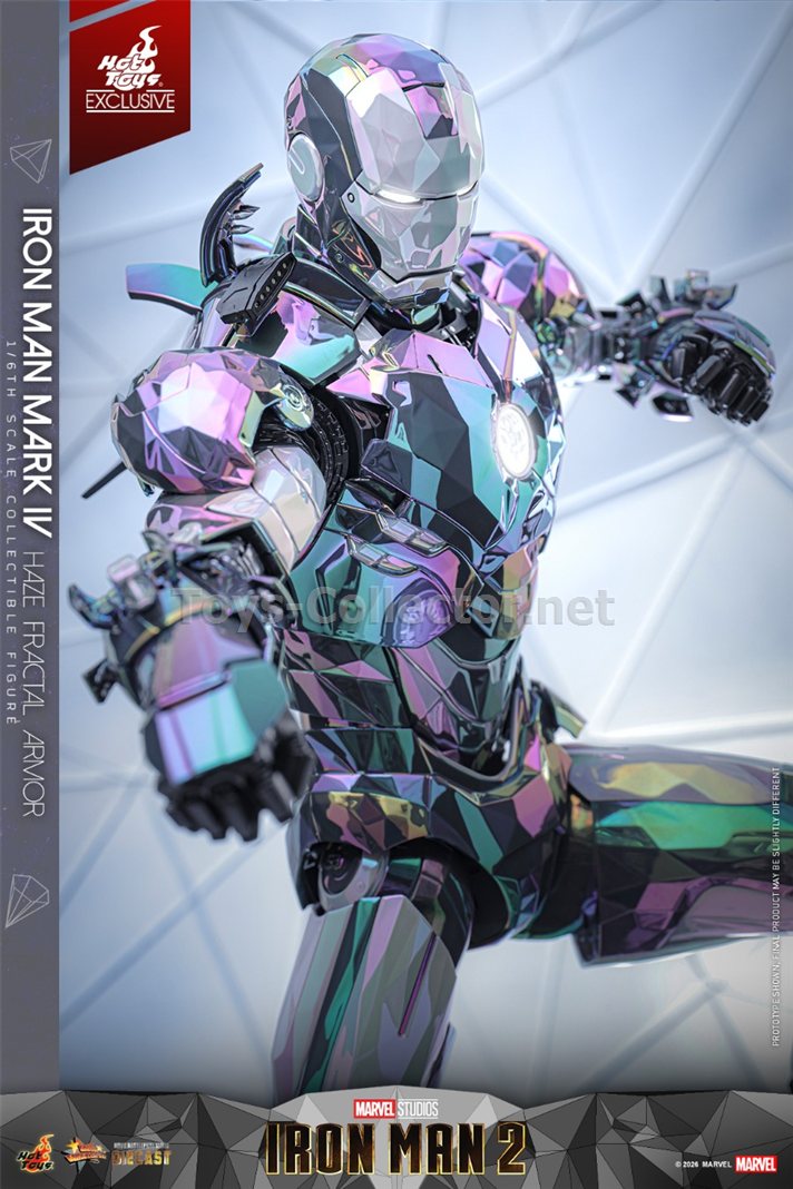 Hot Toys MMS855D79 Iron Man 2 - Iron Man Mark IV (Haze Fractal Armor) [Hot Toys Exclusive] (tx)