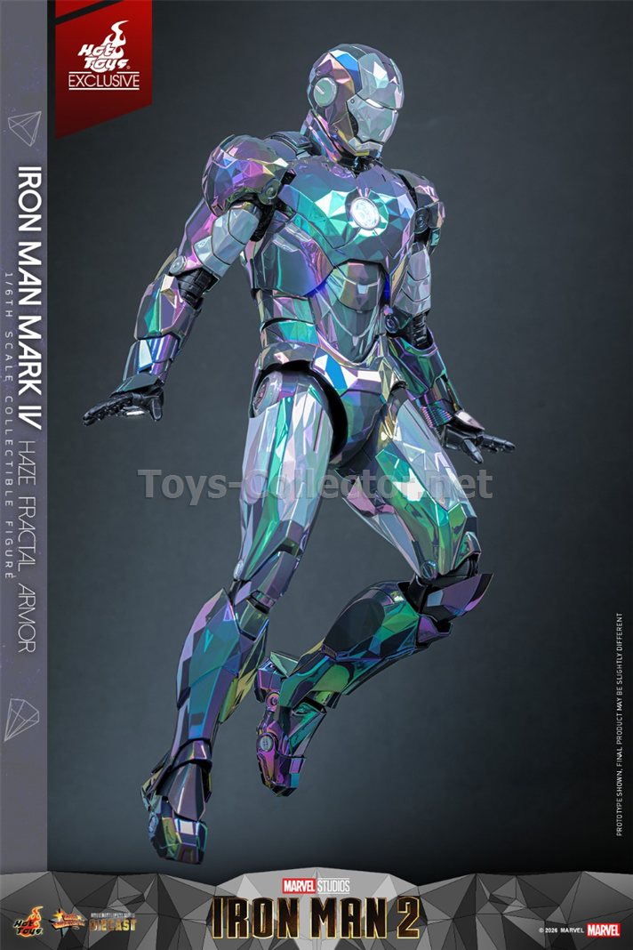 Hot Toys MMS855D79 Iron Man 2 - Iron Man Mark IV (Haze Fractal Armor) [Hot Toys Exclusive] (tx)