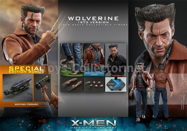 Hot Toys MMS659B 1/6 X-Men: Days of Future Past - Wolverine 1973 Version (KU)