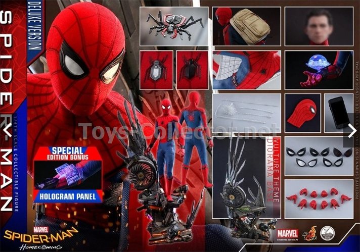 Hot Toys QS015B Spider-Man: Homecoming 1/4 Spider-Man (Deluxe Version) SP (KU)